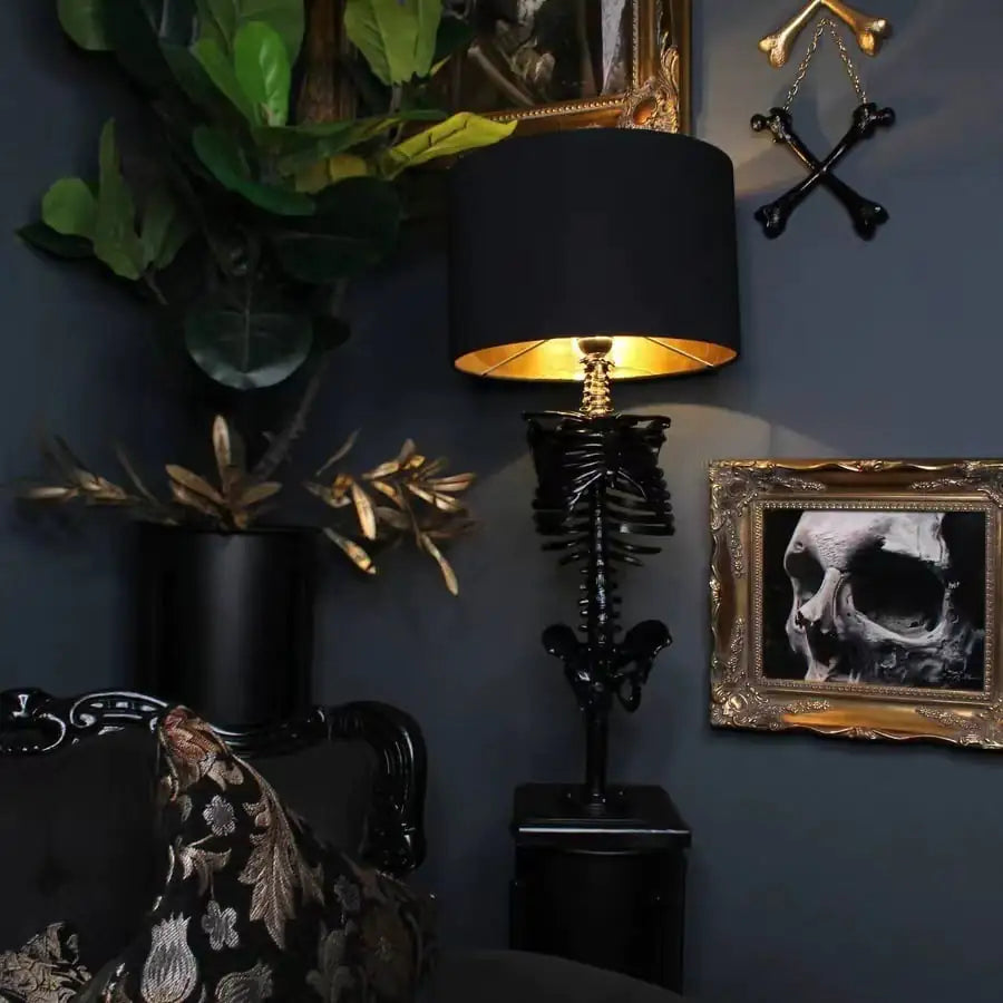 Vintage Skeleton Table Lamp