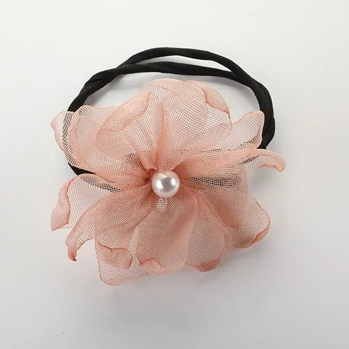 Lace Flower Pearl Headbands