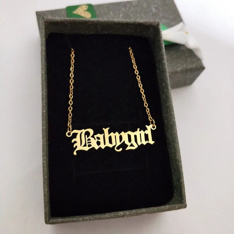 Babygirl Pendant Necklace