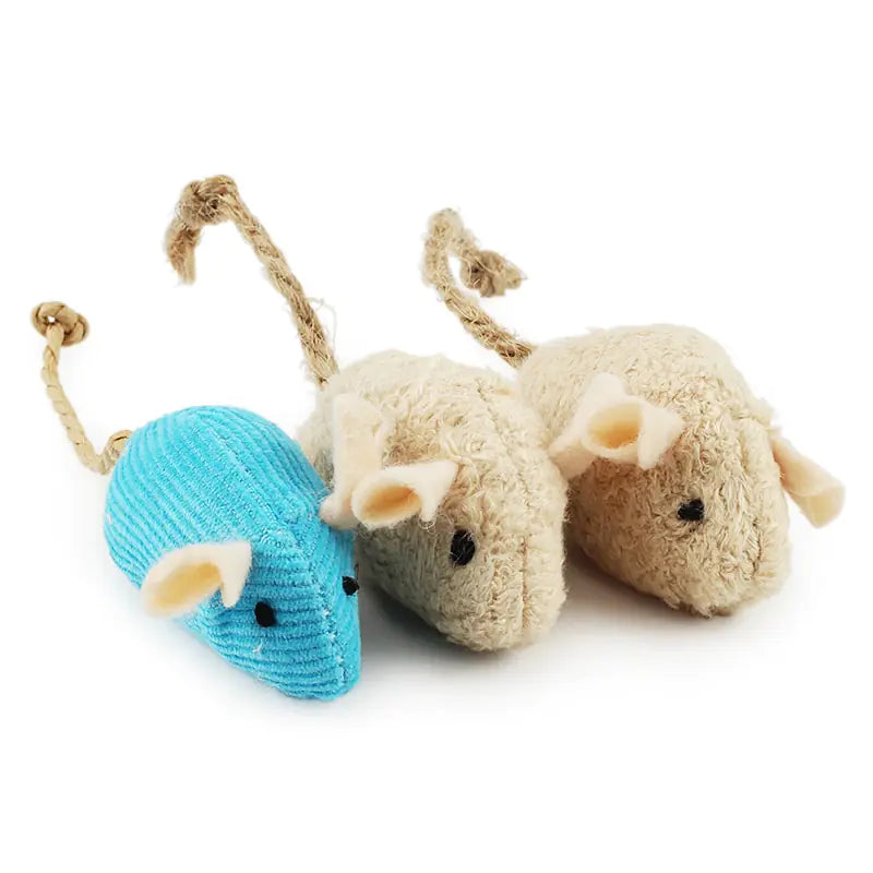 Pet Toy Mice Plush Mouse Cat Toy For Kitten