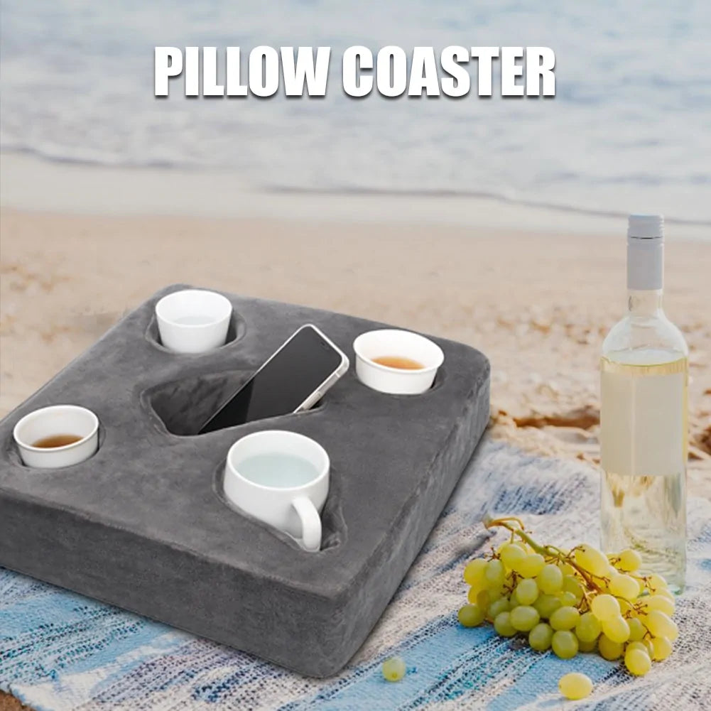 Sofa Cup Cozy Pillow Couch Cup Holder