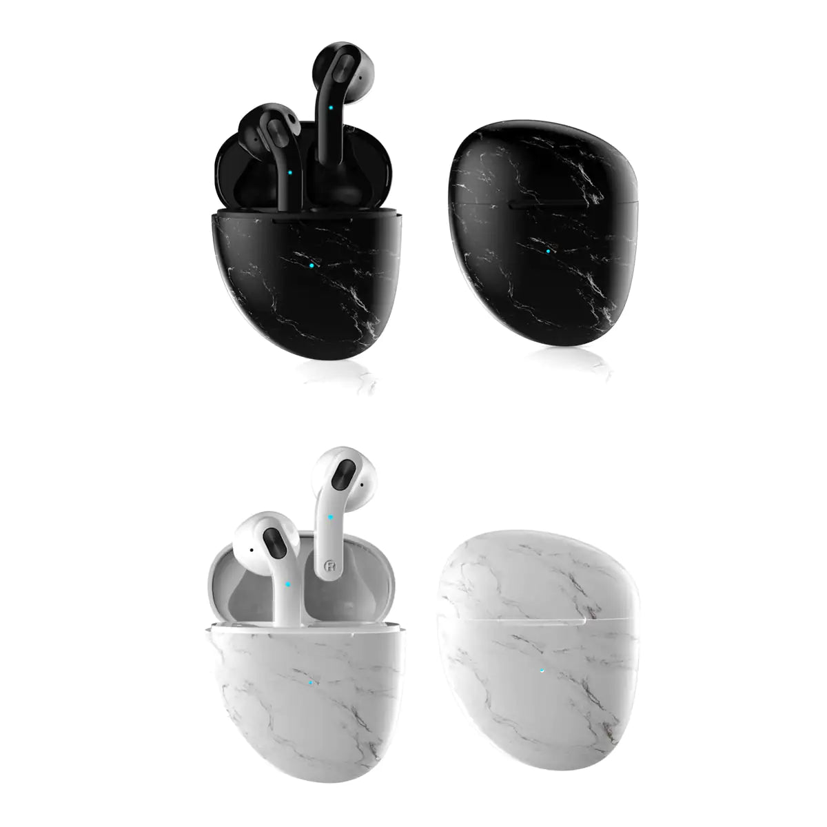 Marble Pebble Twin Bluetooth Headphones