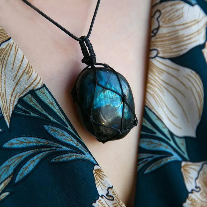 Labradorite Rope Necklace