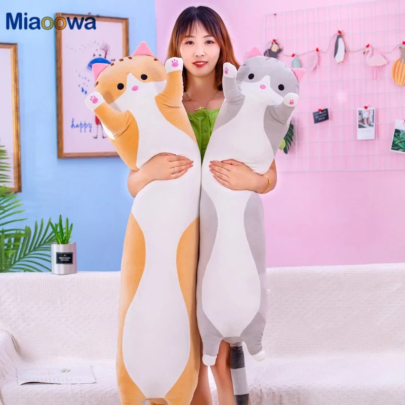 Long Cat Pillow for Kids