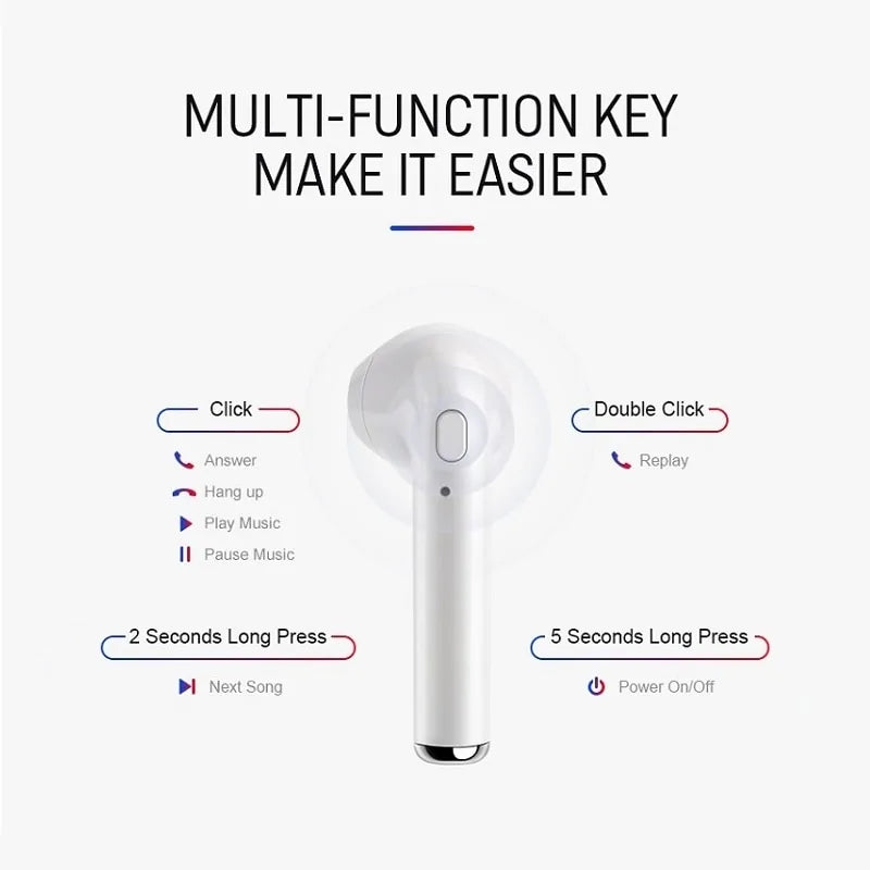 Bluetooth Headphones With Charging Microphone