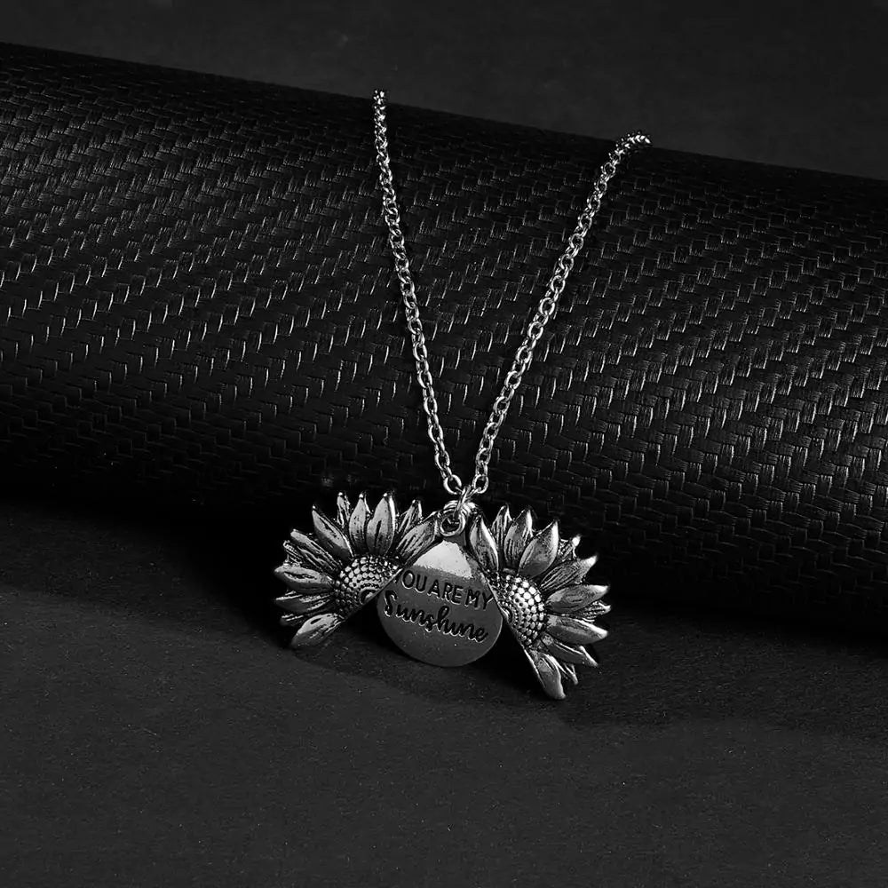 Sunflower Pendant Necklace