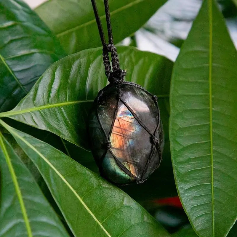 Labradorite Rope Necklace