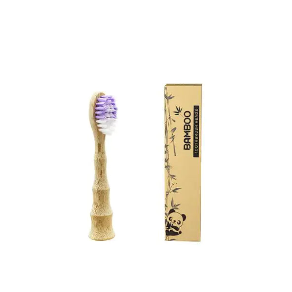 Organic Bamboo Biodegradable Electric Toothbrush Head