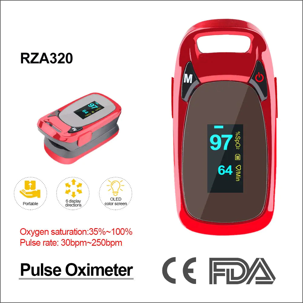 Portable Fingertip Pulse Oximeter